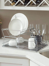 Load image into Gallery viewer, 2-Tier 3 Piece Steel Dish Drainer