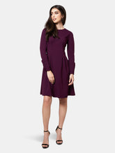 Load image into Gallery viewer, Lara Dress In Aubergine