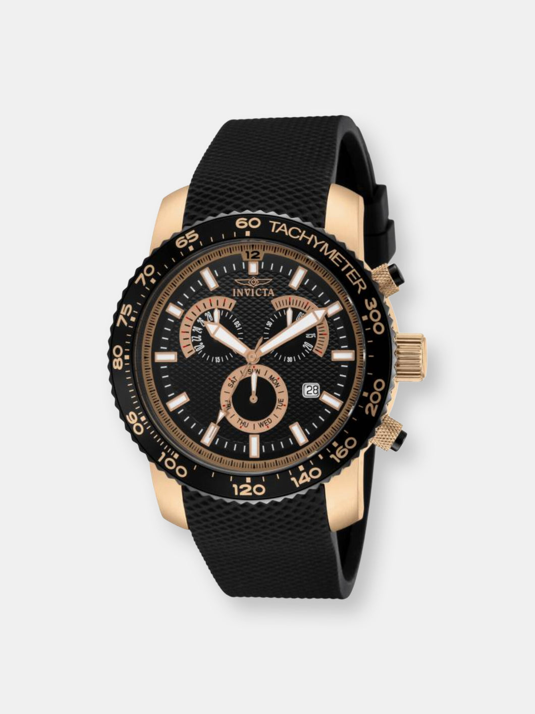 Invicta Men's Specialty 11294 Gold Polyurethane Quartz Sport Watch