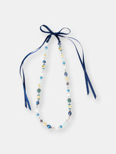 Load image into Gallery viewer, Multi Beaded Ribbon Necklace