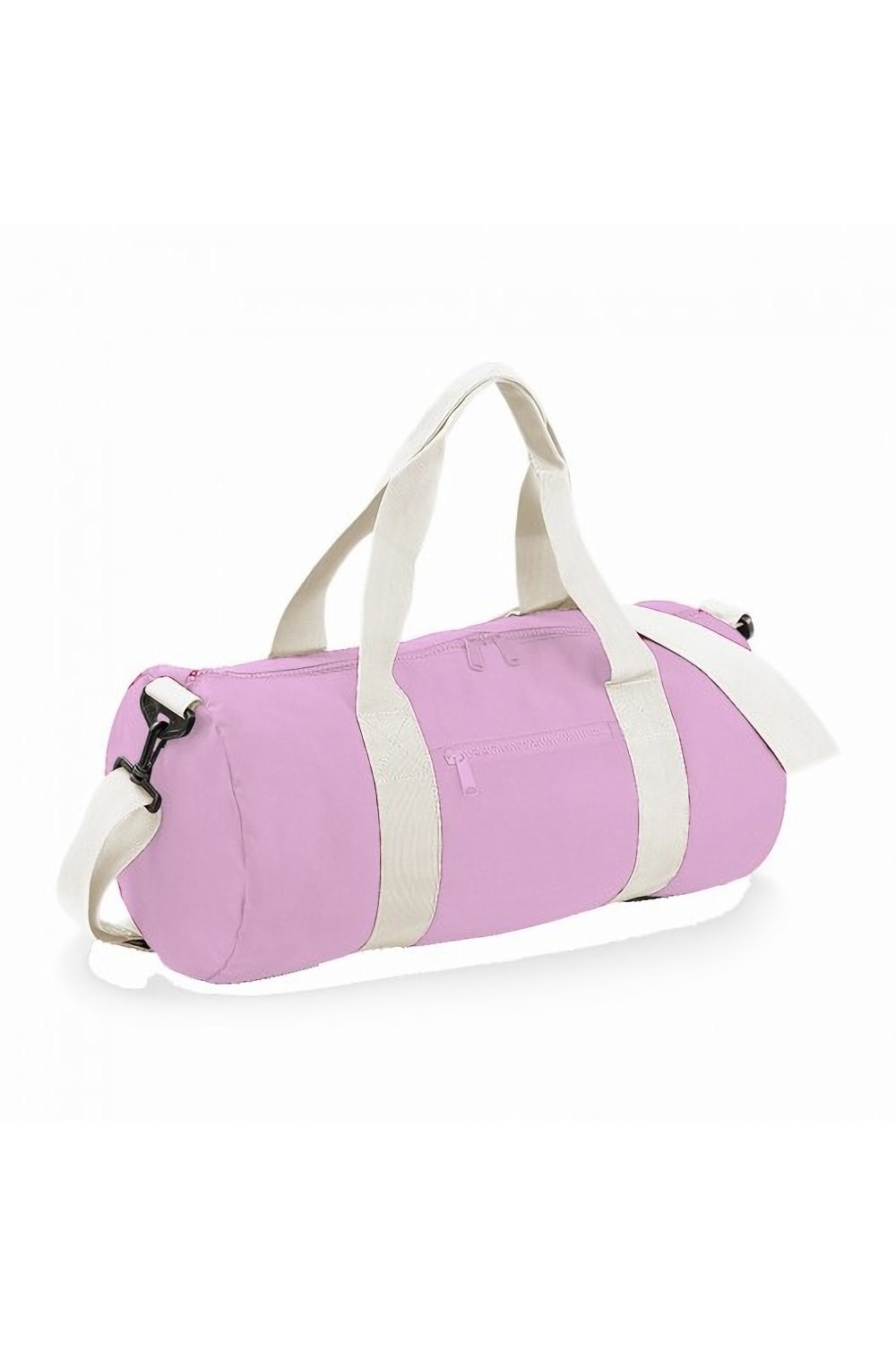 Plain Varsity Barrel/Duffel Bag (20 Liters) (CLassic Pink/White)