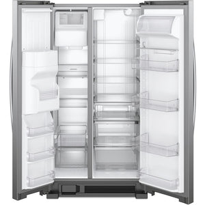 25 Cu. Ft. Stainless Side-By-Side Refrigerator