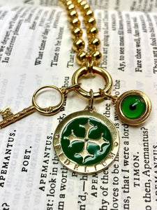Medici Loop Charm Necklace - 24"