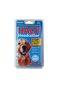 HALTI Comfort Steering Bite Stopping Head Control Collar (Black) (2)
