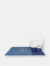 Load image into Gallery viewer, Michael Graves Design 11 Slot Plastic Dish Drying Rack with Super Absorbent Mat, Indigo