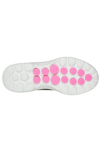 Womens/Ladies GOwalk 6 Big Splash Walking Shoes - Black/Hot Pink