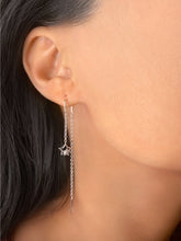 Load image into Gallery viewer, Starkissed Duo Tack-In Diamond Earrings In Sterling Silver