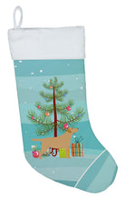 Load image into Gallery viewer, Yellow Labrador Retriever Merry Christmas Tree Christmas Stocking