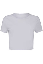 Load image into Gallery viewer, Bella + Canvas Womens/Ladies Polycotton Crop T-Shirt (White)