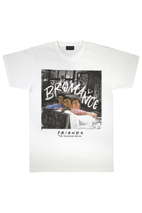 Friends Womens/Ladies Bromance Boyfriend T-Shirt (White)