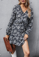 Load image into Gallery viewer, Floral Print Ruffle Dress