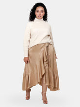 Load image into Gallery viewer, Satin Juliette Wrap Skirt