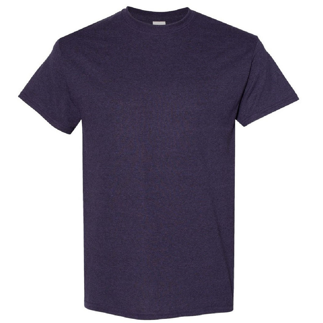 Gildan Mens Heavy Cotton Short Sleeve T-Shirt (Blackberry)