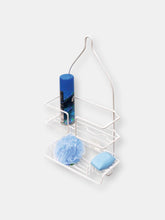 Load image into Gallery viewer, Vinyl Coated Steel Shower Caddy, White