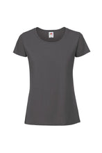 Load image into Gallery viewer, Fruit Of The Loom Womens/Ladies Ringspun Premium T-Shirt (Pencil Gray)
