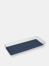 Load image into Gallery viewer, Michael Graves Design 16&quot; x 6&quot; Drawer Organizer with Indigo Rubber Lining