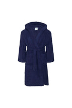Load image into Gallery viewer, Comfy Co Childrens/Kids Robe (Navy) (3/4 Years)