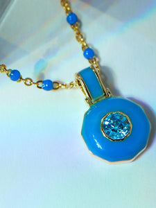 Blue Aura Necklace