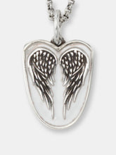 Load image into Gallery viewer, Angel Wing Enamel Shield Charm