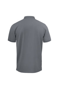 Mens Pique Polo Shirt - Gray