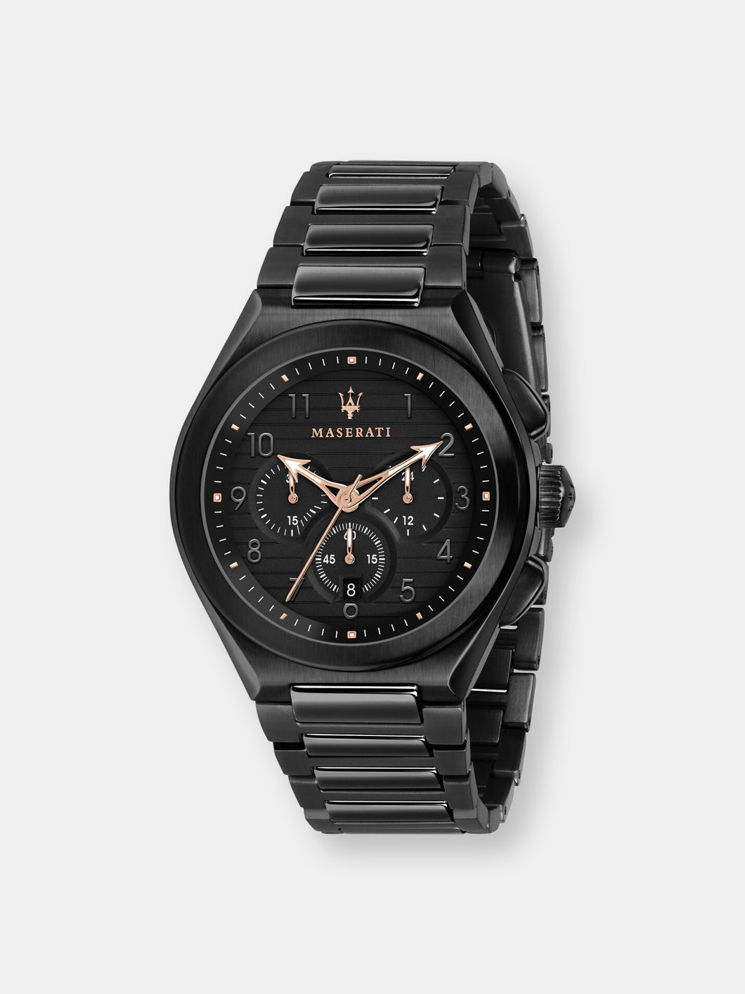 Maserati Men's Triconic R8873639003 Black Stainless-Steel Quartz Dress Watch
