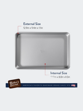 Load image into Gallery viewer, Baker&#39;s Secret Nonstick Cookie Sheet 15&quot; x 9.5&quot;, Aluminized Steel, Superb Collection
