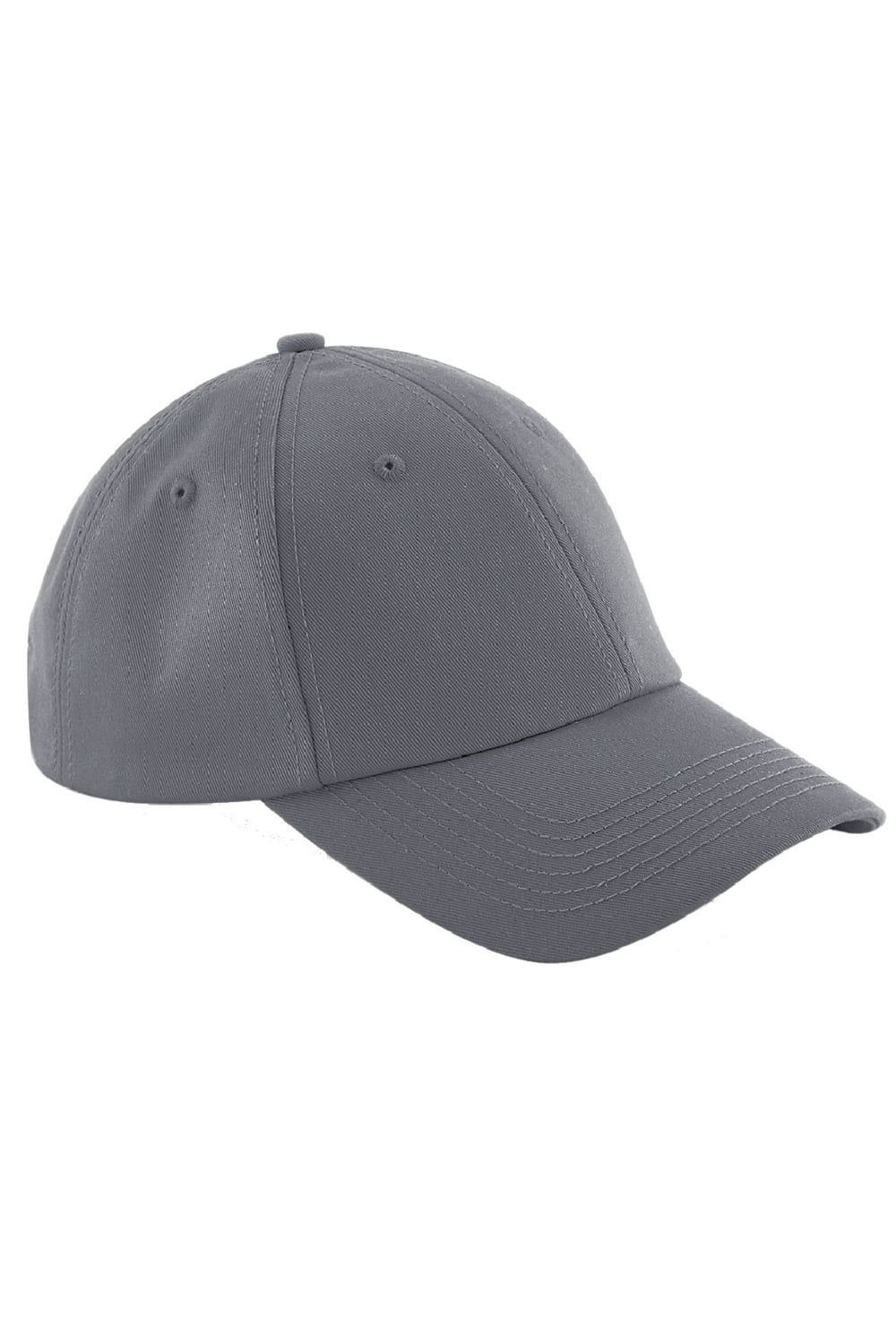 Unisex Authentic 6 Panel Baseball Cap (Pack of 2) (Graphite Gray)