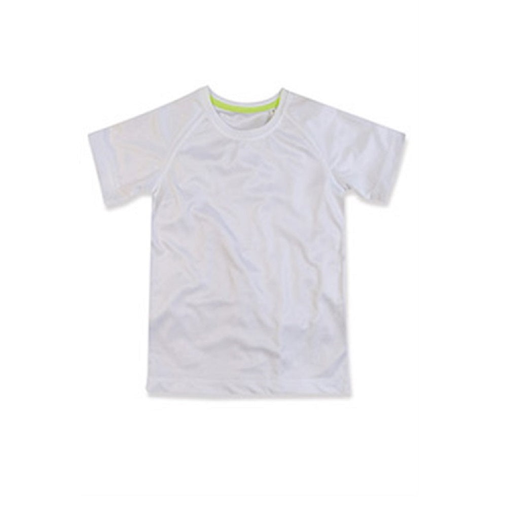 Stedman Childrens/Kids Raglan Mesh T-Shirt (White)