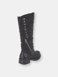 Womens/Ladies Sasha Long Boots - Black
