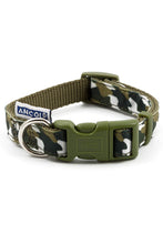 Load image into Gallery viewer, Ancol Nylon Camouflage Dog Collar (Green) (7.8in-11.8in)