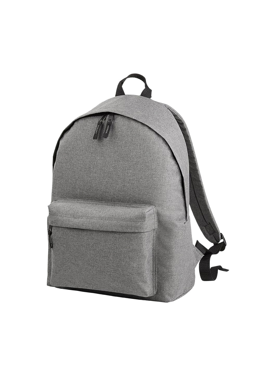 Two Tone Fashion Backpack/Rucksack/Bag - Grey Marl