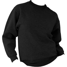 Load image into Gallery viewer, UCC 50/50 Unisex Plain Set-In Sweatshirt Top (Black)