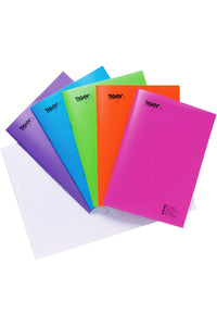 Tiger 40 Sheet Note Book (Pack of 10) (Assorted) (8.3 x 11.7in)
