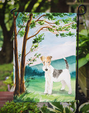 Load image into Gallery viewer, Under The Tree Fox Terrier Garden Flag 2-Sided 2-Ply