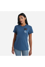 Load image into Gallery viewer, Womens/Ladies 22/23 England Rugby T-Shirt - Ensign Blue