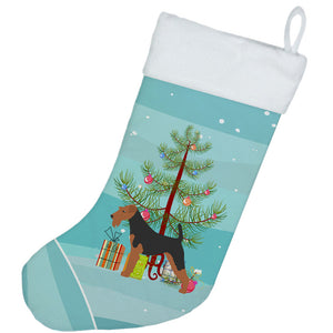 Airedale Terrier Merry Christmas Tree Christmas Stocking