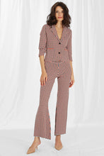 Load image into Gallery viewer, Cotton Blend Jacquard Flared Pant