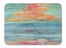 Load image into Gallery viewer, 19 in x 27 in Abstract Rainbow Machine Washable Memory Foam Mat