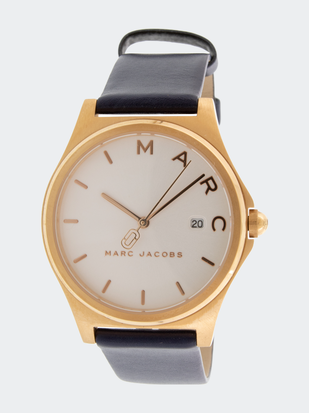 Womens Henry MJ1609 Rose-Gold Leather Quartz Fashion Watch
