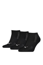 Load image into Gallery viewer, Puma Unisex Adult Cushioned Trainer Socks (Pack of 3) (Black/White)