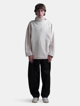 Load image into Gallery viewer, Sweatshirt With Asymmetric Cuts and Hood