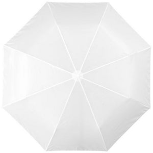 Bullet 21.5 Inch Lino 3-Section Umbrella (White) (One Size)