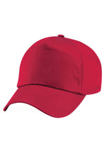 Load image into Gallery viewer, Unisex Plain Original 5 Panel Baseball Cap - Classic Red