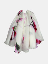 Load image into Gallery viewer, Carolina Herrera Women&#39;s White Multi Strapless Cape Bk Mini Dress - 4