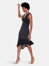 Load image into Gallery viewer, Isabella Flounce Hem Asymmetrical Dress