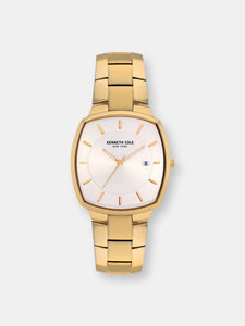 Kenneth Cole Men's Classic Stainless Steel KC50892006 Gold Stainless-Steel Quartz Dress Watch