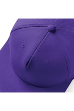 Load image into Gallery viewer, Unisex 5 Panel Retro Rapper Cap, Pack Of 2 - Purple