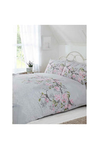 Eloise Floral Duvet Set - Gray