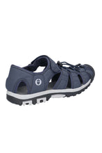 Load image into Gallery viewer, Cotswold Mens Tormarton Closed Toe Fisherman Walking Sandals - Blue