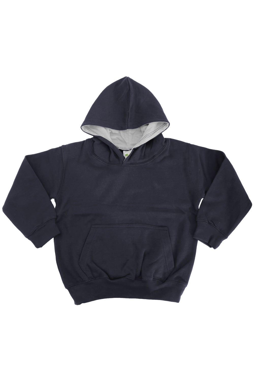Kids Varsity Hooded Sweatshirt/Hoodie/Schoolwear - New French Navy/Heather Grey